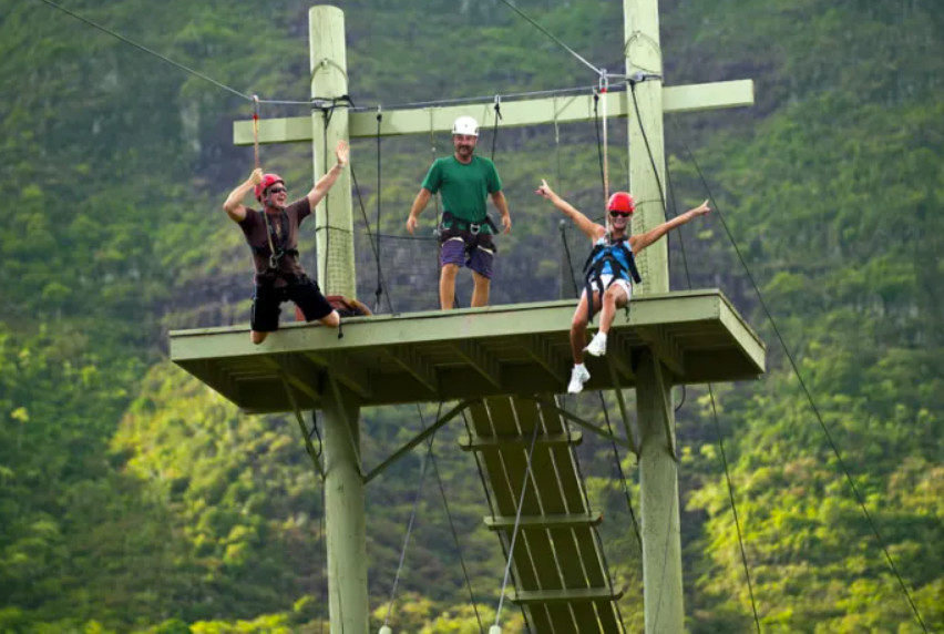 zipline tower